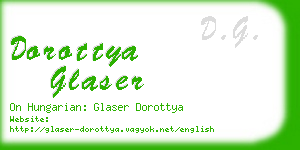 dorottya glaser business card